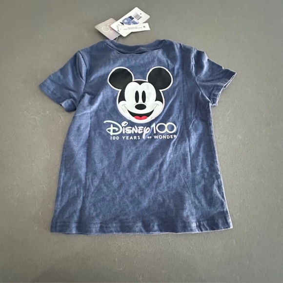NWT Kids Sz 4 Disney 100 Years Of Wonder Shirt XL Mickey Mouse Walt Disney - Picture 4 of 4